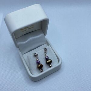 💛 Y2K 925 Pearl Drop Earrings